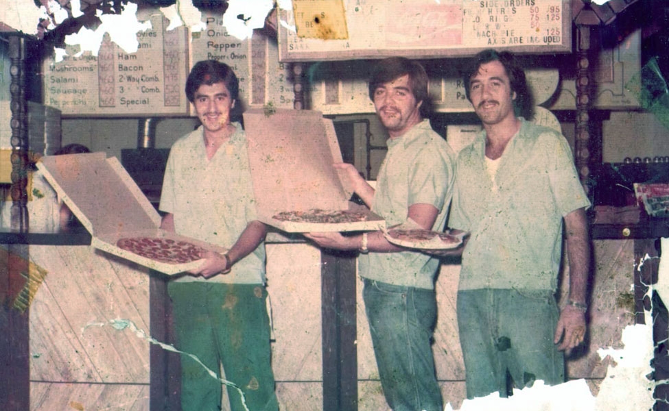 Charlie, Steve and Ted Lambrou the younger days